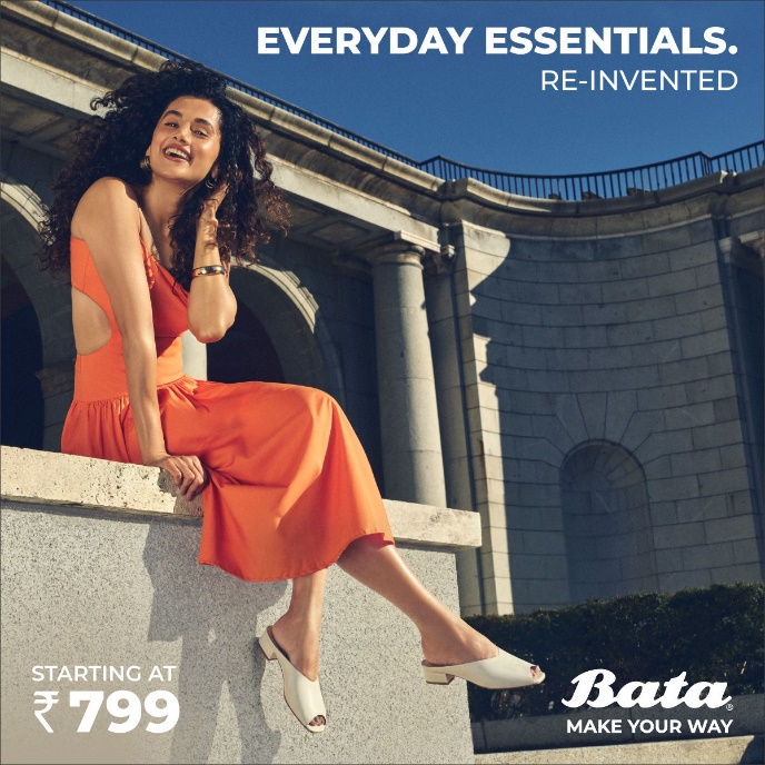 Taapsee Pannu fronts Bata&rsquo;s refined take on Everyday Essentials, Reinvented!